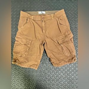 *RARE* Rue26 Brown Cargo Shorts - Size Large (32-34) MADE IN FRANCE